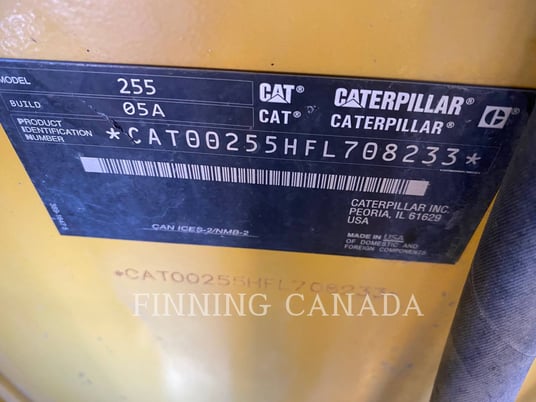 Caterpillar 255-05, 1212 hours, S/N: FL708233, 2025 - Image 6