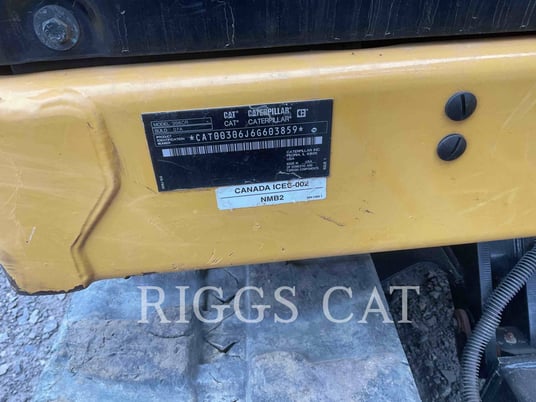 Caterpillar 306CR, 867 hours, S/N: 6G603859, 2021 - Image 6