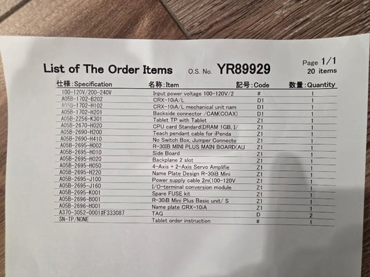 Fanuc, CRX-10iA/L, Collaborative Robot, only 6 hours, excellent, 2022 - Image 10
