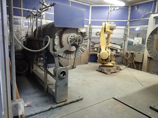 Acme, QS-9000-TE, robotic polishing cell, 18' x 18' x 10' 7-1/2", Fanuc Robot R-2000iB 210F, 2007 - Image 6
