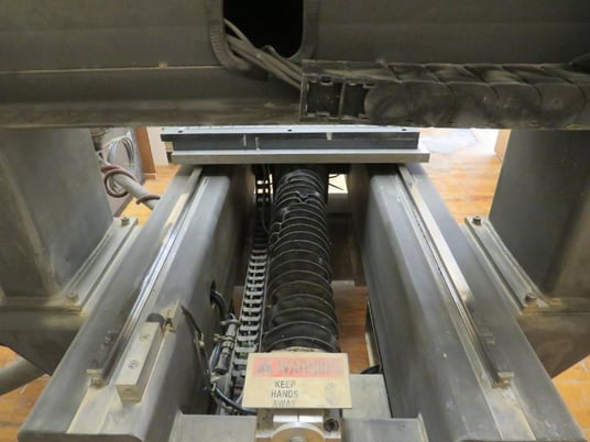 MultiCam #MT22, CNC router, 25" x 25" table, Hoffman enclosure, stand w/ cutting tools and cabinet - Image 6