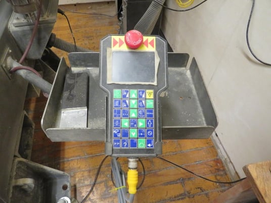 MultiCam #MT22, CNC router, 25" x 25" table, Hoffman enclosure, stand w/ cutting tools and cabinet - Image 9