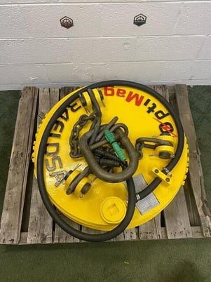 34" Winkle #34ELDSA, Circular Lifting Magnet w/ Chain, 230 Volts - Image 6