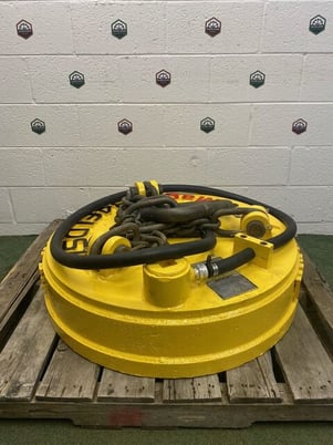 34" Winkle #34ELDSA, Circular Lifting Magnet w/ Chain, 230 Volts - Image 7