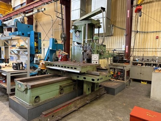 5" Giddings & Lewis #DP5-T, Table Type Horizontal Boring Mill - Image 1
