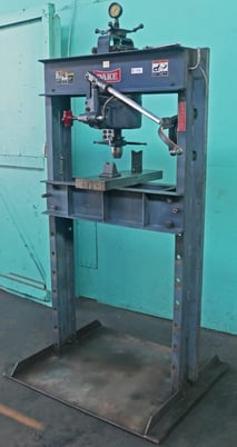 50 Ton Dake #50H, Hydraulic H-Frame Shop Press, 32-3/4" between housing, 4" ram travel, 7" stroke - Image 2