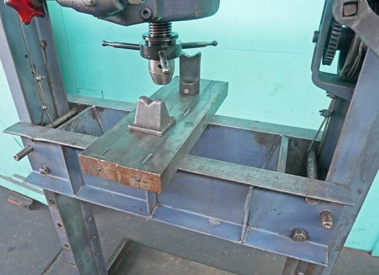 50 Ton Dake #50H, Hydraulic H-Frame Shop Press, 32-3/4" between housing, 4" ram travel, 7" stroke - Image 10