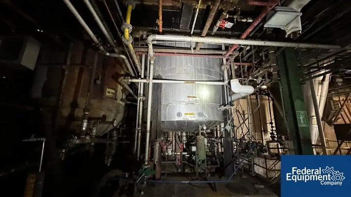 2,100 gallon Four Corp, Reactor, Alloy 20, 100/100#, dish top & bottom, 2002 - Image 4