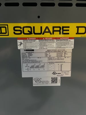 30 kVA 480 Primary, 208Y/120 Secondary, Square D (6 Available) - Image 2