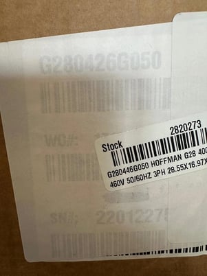 nVent Hoffman #G280426G050, Enclosure Air Conditioner, 460 Volt, 3PH, 56/60 Hz - Image 5