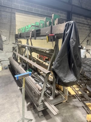 250 Ton, Accurpress 725014, Hydraulic press brake, 14' overall, 148" between housing, ETS-3000, 2000 - Image 8