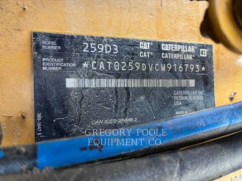 Caterpillar 259D3, 2081 hours, S/N: CW916793, 2022 - Image 6