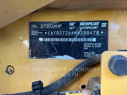 Cat 272D2XHP AQ, Skid Steer Loader, 5012 hours, S/N: MD200478, 2016 - Image 6