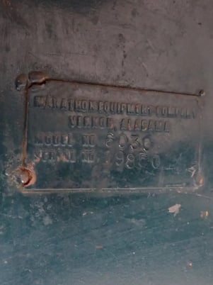 60" width x 30" D x 48" H Marathon Equipment Co. #6030, Baler - Image 10