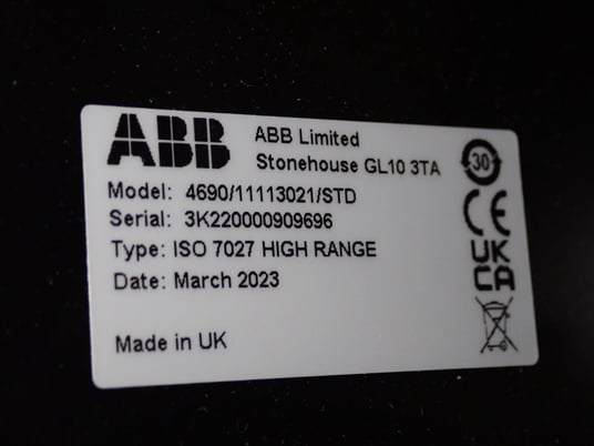ABB #4690/11113021/STD, Turbidity Sensor & Analyzer, 110 V, 2023 - Image 8