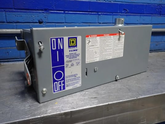 125 Amps, Square D, PHJ36125G, Bus Plug, 3 Phase, 3-Wire, 600 VAC - Image 1