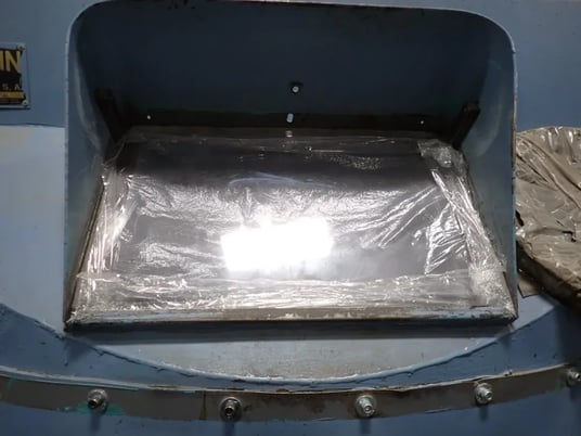 60" x 60" x 35" Ruemelin Mfg. Co. #Hood, Blast Cabinet, w/Dust Collector - Image 4