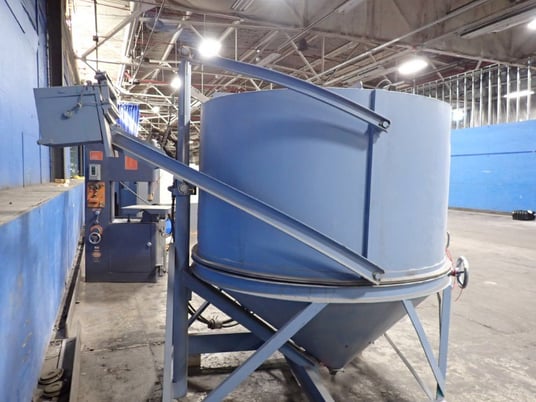 60" x 60" x 35" Ruemelin Mfg. Co. #Hood, Blast Cabinet, w/Dust Collector - Image 5