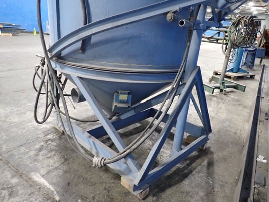 60" x 60" x 35" Ruemelin Mfg. Co. #Hood, Blast Cabinet, w/Dust Collector - Image 7