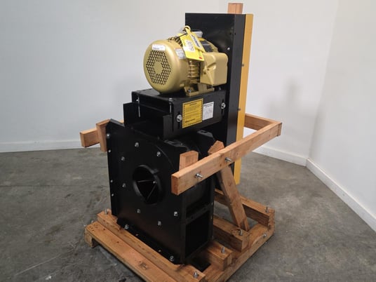 Chicago Blower package, 7.5 HP, size 9, Carbon steel, unused - Image 2