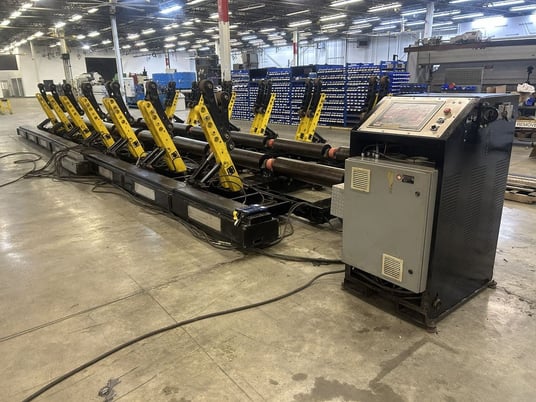 20 Ton modular tank & vessel fut up rolls, LJ Welding Automatin #ALG-512-100-4, roller bed style' - Image 1