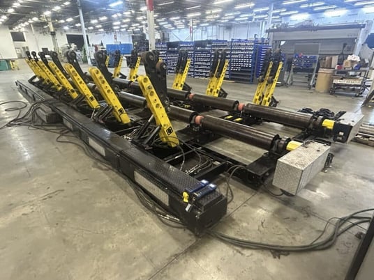 20 Ton modular tank & vessel fut up rolls, LJ Welding Automatin #ALG-512-100-4, roller bed style' - Image 2