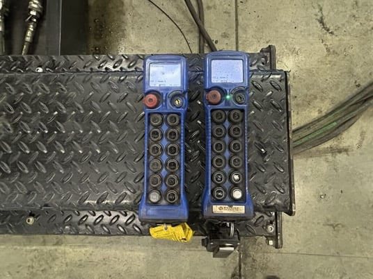 20 Ton modular tank & vessel fut up rolls, LJ Welding Automatin #ALG-512-100-4, roller bed style' - Image 5