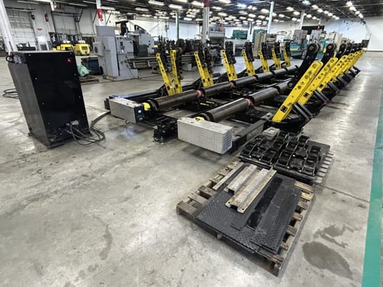 20 Ton modular tank & vessel fut up rolls, LJ Welding Automatin #ALG-512-100-4, roller bed style' - Image 7