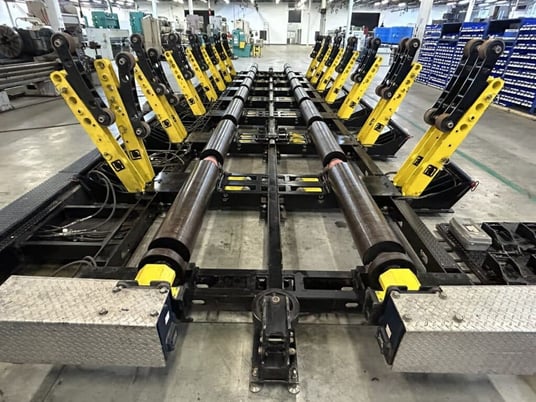 20 Ton modular tank & vessel fut up rolls, LJ Welding Automatin #ALG-512-100-4, roller bed style' - Image 9