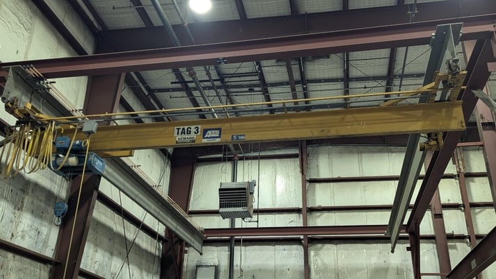 5 Ton, Shaw-Box, 24' 0" Span, ~ 16' Lift Height, Pendant, 41' L Runway, Fully Freestanding [#2717] - Image 1