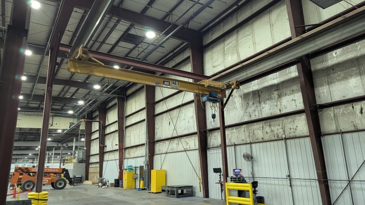 5 Ton, Shaw-Box, 24' 0" Span, ~ 16' Lift Height, Pendant, 41' L Runway, Fully Freestanding [#2717] - Image 4