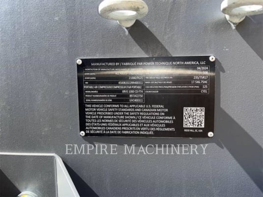 Atlas-Copco XRVS1000CD, 204 hours, S/N: UVC400311, 2024 - Image 5