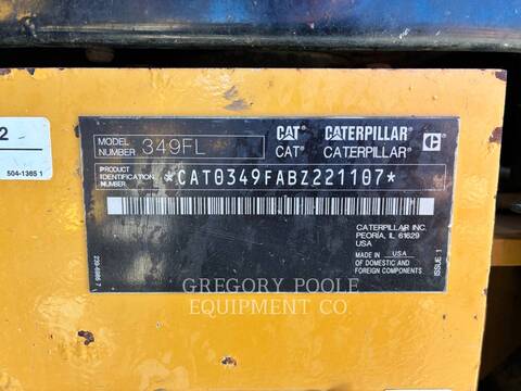 Caterpillar 349FL, 4440 hours, S/N: BZ221107, 2020 - Image 6