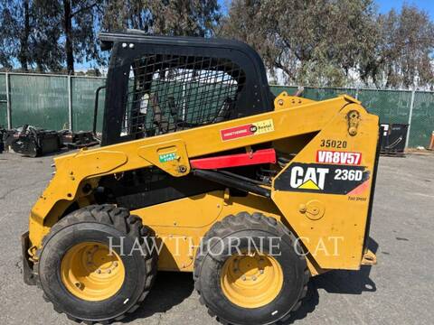 Cat 236D, Skid Steer Loader, 1850 hours, S/N: BGZ04208, 2018 - Image 1