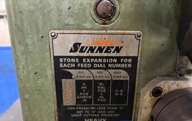 Sunnen #MBB-1660, precision horizontal hone, 6.5" dia., 16" work length, .5 HP, tooling - Image 5