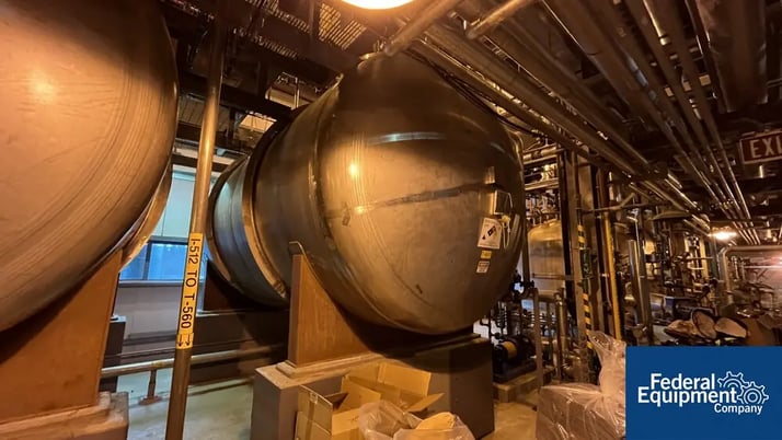 6,500 gallon Northland, Horizontal Receiver Tank, Alloy 2205, 96" diameter x 178" straight side, dished ends - Image 1