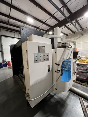 150 Ton, Accurl #GeniusPrime, 5-Axis CNC press brake, 10' overall, 106.2" between housing, 7087" stroke, 2022 - Image 6