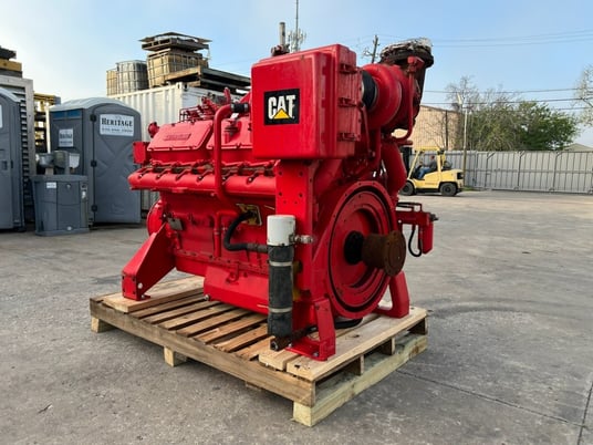 739 HP Caterpillar #3412C Engine, 2100 RPM, 38S Prefix, 2011 - 80 Original Hours - Image 2
