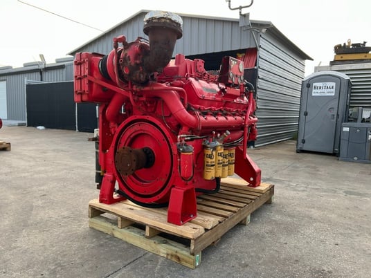 739 HP Caterpillar #3412C Engine, 2100 RPM, 38S Prefix, 2011 - 80 Original Hours - Image 4