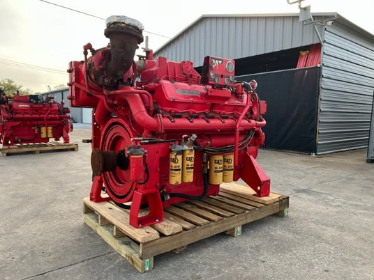 739 HP Caterpillar #3412C Engine, 2100 RPM, 38S Prefix, 2011 - 80 Original Hours - Image 5