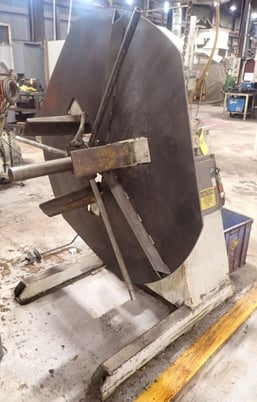 4000 lb. PA Industries, motorized uncoiler, manual expansion, back plate, loop Control - Image 1