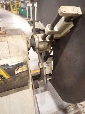 4000 lb. PA Industries, motorized uncoiler, manual expansion, back plate, loop Control - Image 6