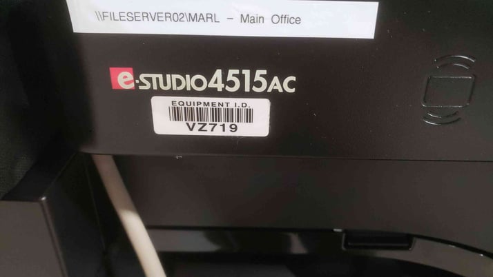 Toshiba #FC-4515AC, Multifunctional Printer Scanner Copier, 120 V., 12A, Digital Color Systems - Image 3