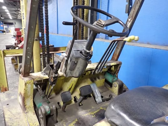 8000 lbs. Mitsubishi #FD35, Propane Forklift, 57" x6" forks, 97" mast, 37887 hours, AS IS - Image 10