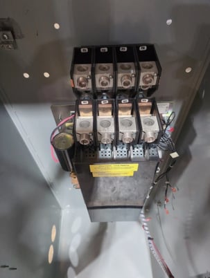 600 Amp. General Electric Zenith, ZTG, Automatic Transfer Switch, MX150 digital controller, 277/480 Volt - Image 6
