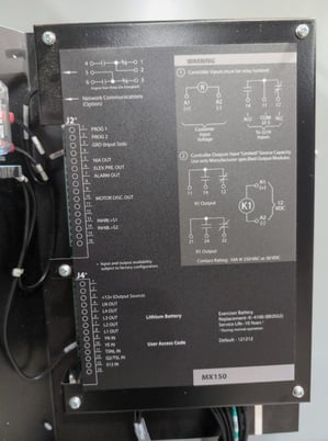 600 Amp. General Electric Zenith, ZTG, Automatic Transfer Switch, MX150 digital controller, 277/480 Volt - Image 9