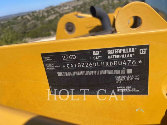 Cat 226D, Skid Steer Loader, 1810 hours, S/N: HRD00476, 2016 - Image 6