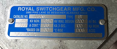 3000 Amp, ROYAL, No. BT 20306, 34500 V, HOOK STICK - Image 2