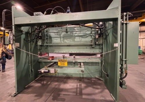160 Ton, Betenbender #10-160T, Press Brake, 10' overall, 8" throat, 14" open, 6" Shut Height, 20 HP, Back - Image 4