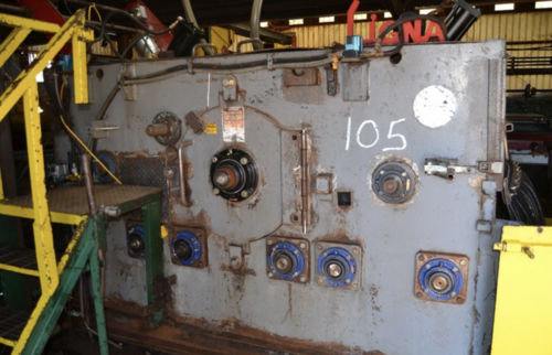 Ligna, Top Arbor Gang Saw, 14' infeed, 10" x36" - Image 3